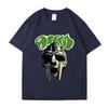 New Pure Cotton Tshirt Summer Pattern Hiphop Print Shortsleeved Casual Comfortable Unisexs And Unisexs Style