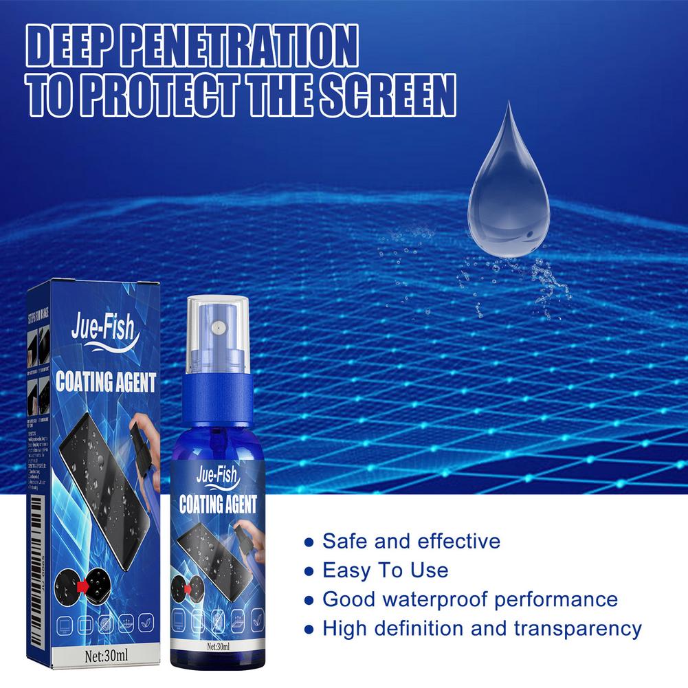 Screen Cleaning Agent Ipad Monitor Cleaner Anti Fingerprint Nano Coating Polish Protect Film Prevent Scratch Phone Glass Spray