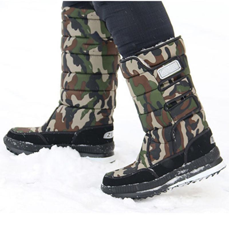 New Men Snow Boots Waterproof Men Ankle Boots Winter Outdoor Fur Warm Mans Boot Work Shoes Men Shoes Winter Boots Male