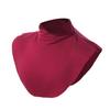 Women Muslim Modal Fake False Collar Islamic Hijab Extensions Turtleneck High Neck Cover Warmer Half Tops Hijab Scarf Crop Wrap