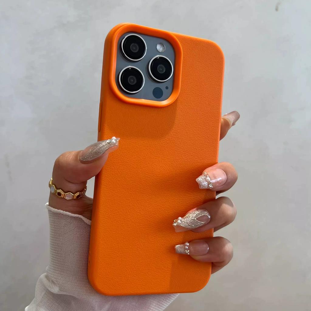 Роскошный Матовый Мягкий Кожаный Чехол-Конфета Для iPhone 17 16 15 14 Plus 13 12 11 Pro Max Защитный Ударопрочный Силиконовый Чехол