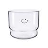 Convenient Microwaveable Glass Mugs Unique Microwave Safe Glass Mugs With Elegant Smiling Face For A Happy Moods