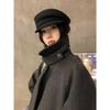 Japanese Pure Wool Newspaper Girl's Autumn and Winter Baseball Cap Showing Face Small Beret Top Hat
