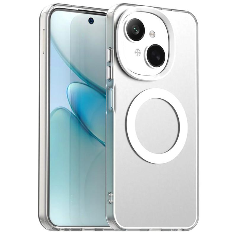 Для чехла Tecno Spark Go 1S Для Tecno Spark Go 1S 1 Чехол Полупрозрачный Конфетный Цвет Матовый Магнитный Ударопрочный Защитный Бампер