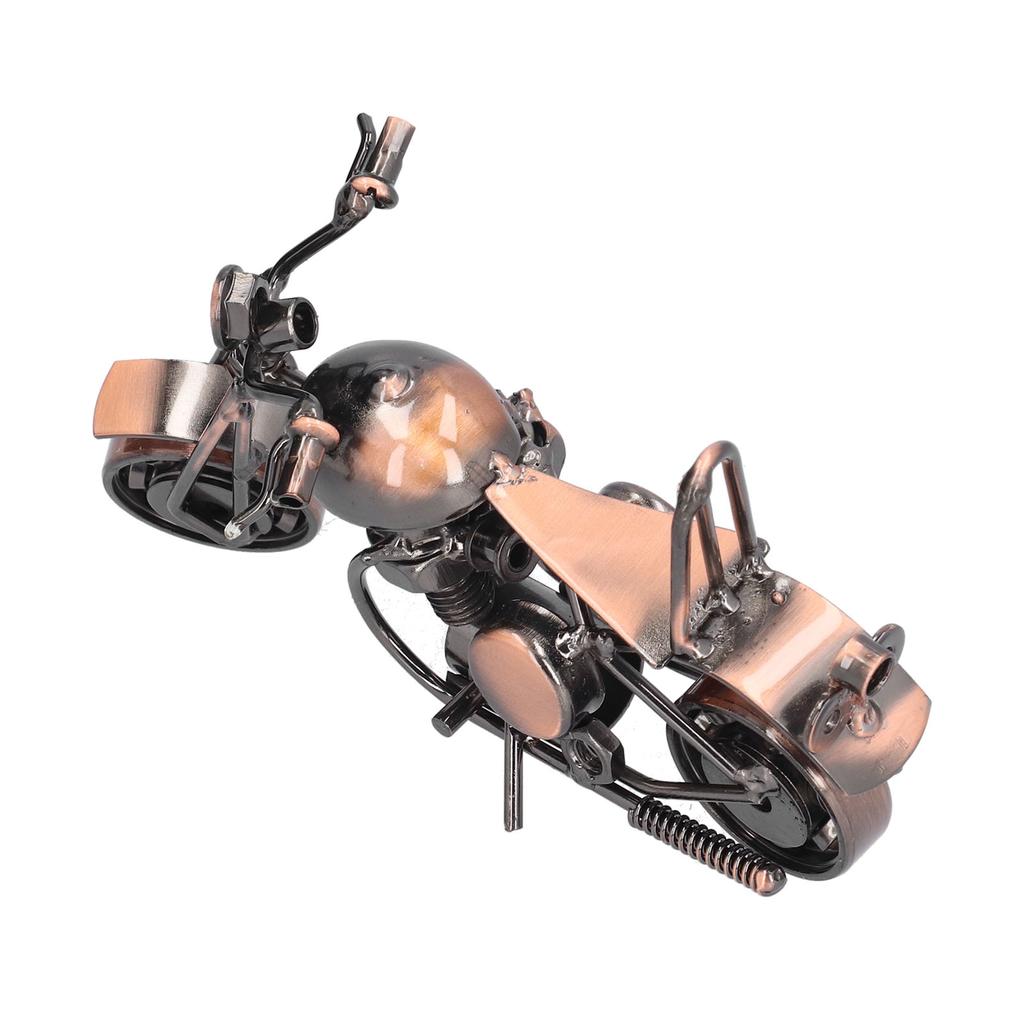 Motorcycle Model Retro Bronze Small Classic Exquisite Home Decorative Handicraft Ornament