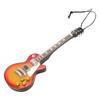 Guitar Model Basswood Fine Details Exquisite Mini Musical Instrument Model for Showcase Decoration
