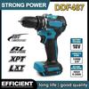 Подходит для бесщеточной электродрели Makita DDF487 18 В, подходит для пятирежимной ударной дрели отделочной бригады, использует аккумулятор Makita 18 В.