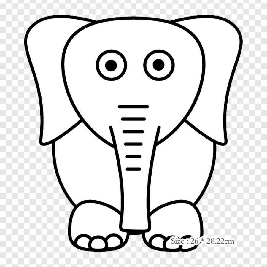 Elephant African Iron On Heat Transfer Printing Vinyl Patches Sticker for Clothes DIY Appliques Washable Patches