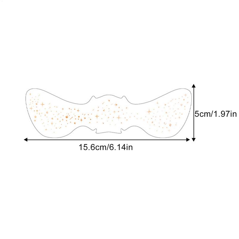 12 шт. Блестящие наклейки-веснушки Тату на лицо Фестивальные аксессуары Блестящие Яркие Накладные Веснушки Временные наклейки-тату