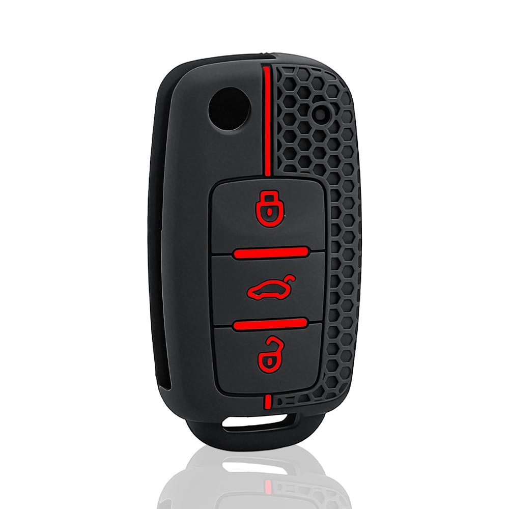 Для Vw Volkswagen Polo Passat B5 Tiguan Golf T4 Seat Leon Altea Ateca Skoda Octavia Superb Силиконовый Чехол-Кейс Брелок для Автомобильного Ключа