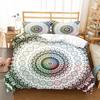 Комплект постельного белья Mandala размера King Queen, полиэстеровый комплект постельного белья в стиле бохо с рисунком слона Mandala для мальчиков, девочек, детей и подростков