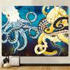 Животное Осьминог Украшение для дома Настенный декор для дома Гобелен Гобелен для офиса Гостиная