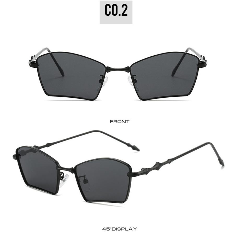 Модные солнцезащитные очки Металлические солнцезащитные очки