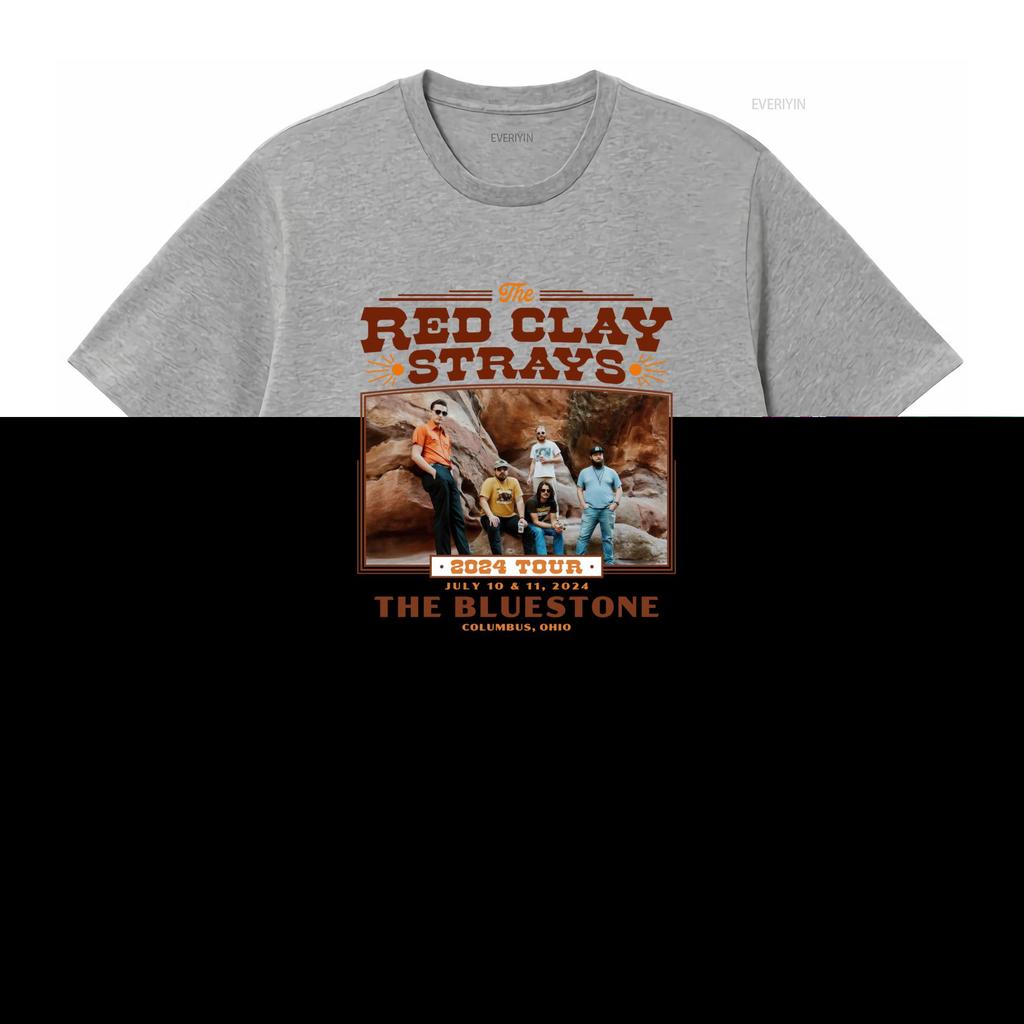 The Red Clay Strays 2024 Tour T Shirt S 5XL Concert SN518 vintage Washed Comfortable Slightly Stretched Stylish Casual