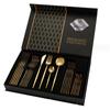 Stainless Steel Cutlery Knife Fork Spoon Steak Knife Fork Gift Box Cutlery 24-piece Set