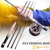 Fly Fishing Rod Fly Fishing Poles Super Hard Fishing Rod Tackle 4-Piece 9-Feet Lightweight Fly Rod