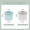 3D Silicone Cylindrical Ice Maker with Lid, Holds 60 1.3cm Ice Cubes, New Design, Easy to Discard, Small, Thin Ice Cubes, Airtight Lid, Cute, Freezer-