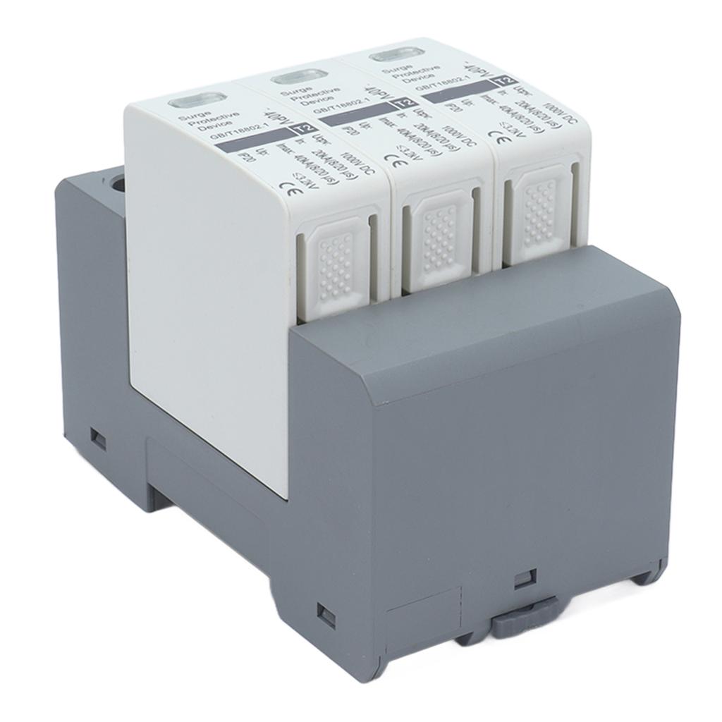 Устройство защиты от перенапряжения 3P низковольтные разрядники для системы постоянного тока 20‑40KA 1000VDC