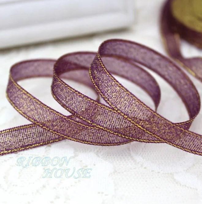 Цветная 1 см лента для подарка в виде цветка лука бант для рождественского украшения