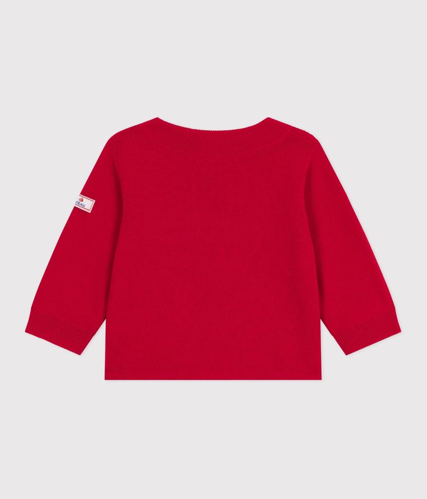Petit Bateau Knit Pullover A0EB7 36 95cm Red, Months,