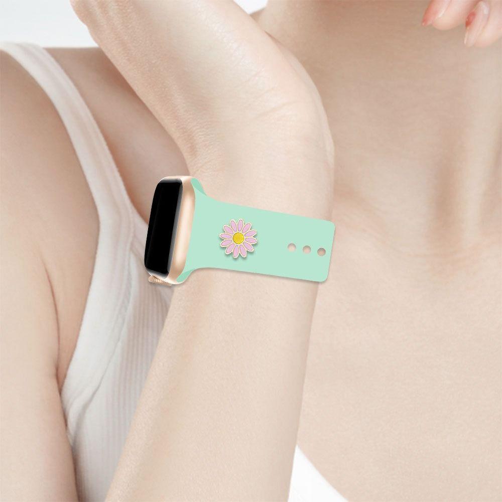 Flower Decorative Ring Brooch Wristbelt Charms Creative Watch Band Ornament  Strap Accessories