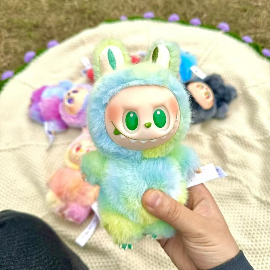 Высококачественная игрушка Labubu Monster Box Сердце Макарон Серия Сиденье ПВХ Подвеска Кукла Модель Монстр Реплика Брелок Детские Плюшевые Игрушки Подарки на День Рождения