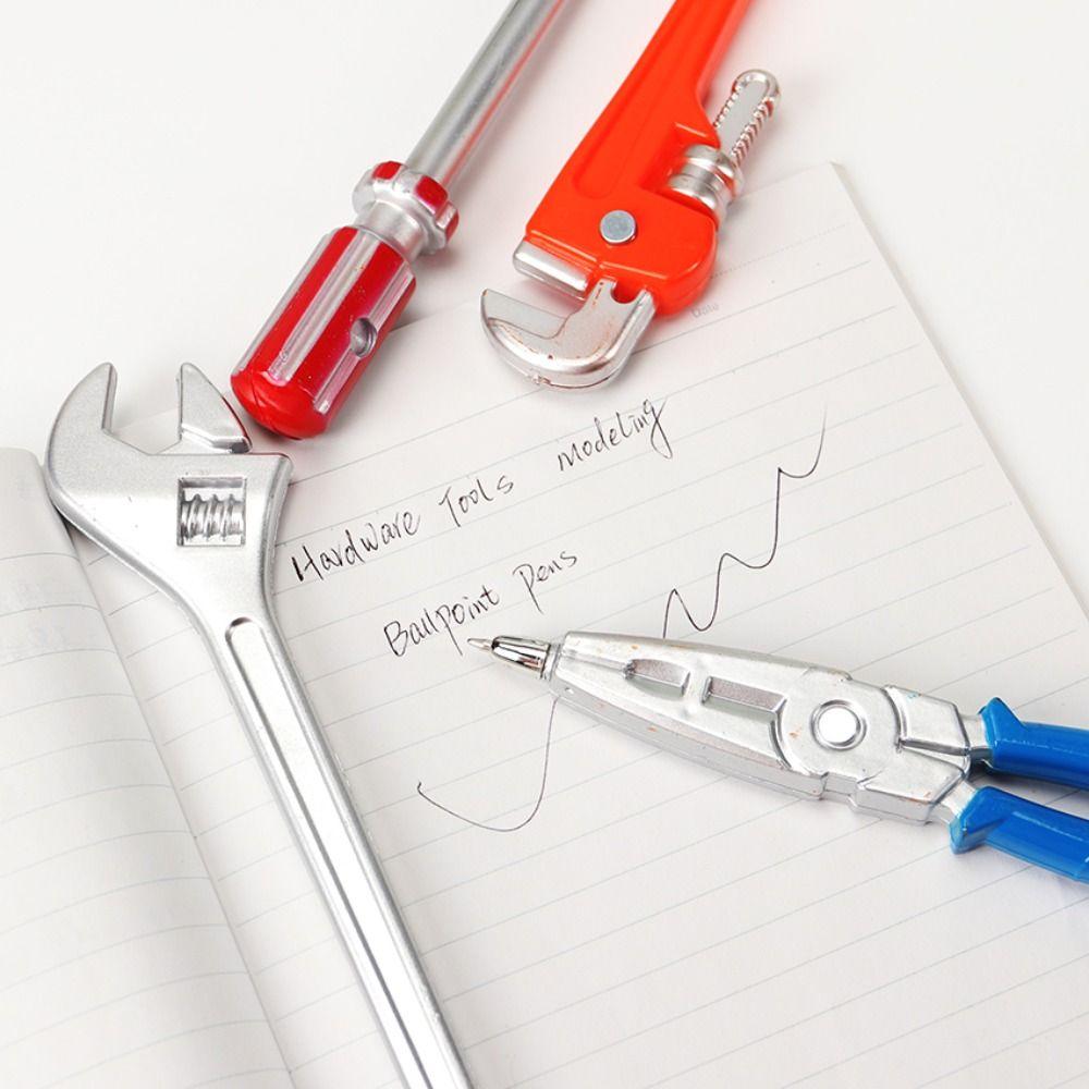 Hammers Wrenches 0.5mm Black Ink Simulation Hardware Tools Pen Gel Pen Writing Tool Ballpoint Pen