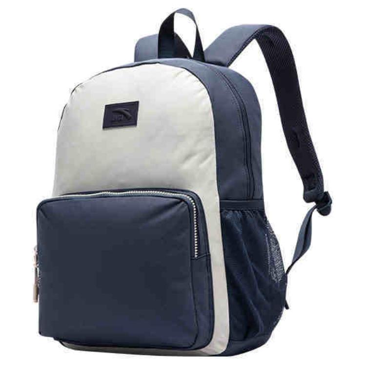 New Anta Life Collection Fabric Backpack Unisex Deep Navy Blue 192518151-3