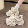 Dad Shoes Women's New Spring Platform Muffin Shoes Heightening Sports Shoes Ins Spring and Autumn Casual Running Shoes