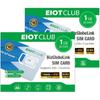 EIOTCLUB 2 шт. Международная SIM-карта для передачи данных, SIM-карта для путешествий для 200+ стран, Предоплаченная SIM-карта с 1 ГБ/30 дней, Сотовая связь 5G LTE для телефона, планшета, роутера