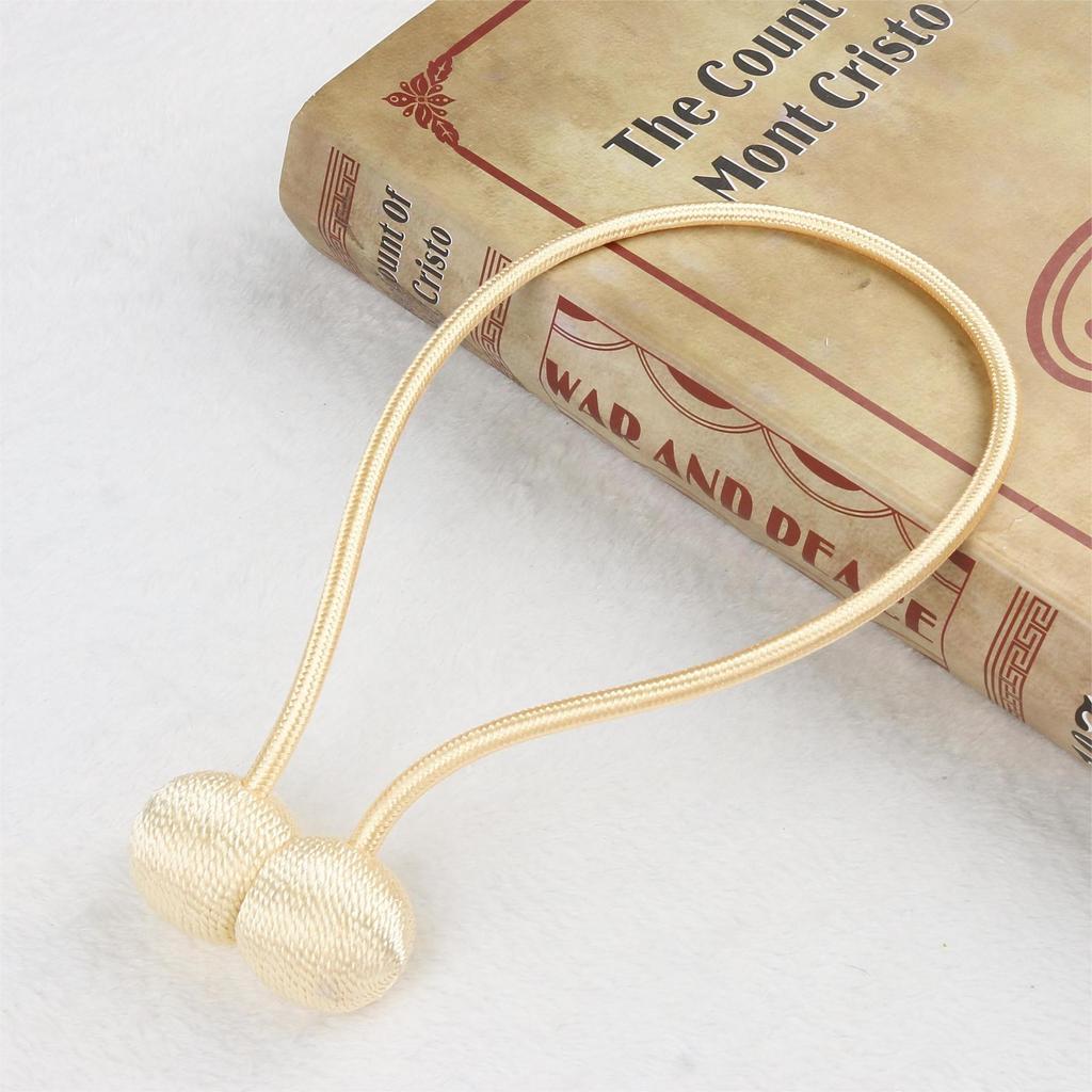 Magnetic Luxury Headphone Curtain Tie with Rope Buckle