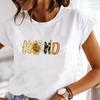 (Азиатский размер) Футболка с коротким рукавом, модная футболка, женская футболка с надписью «Пчела», милая милая одежда, повседневная женская футболка с принтом, женская футболка с графикой