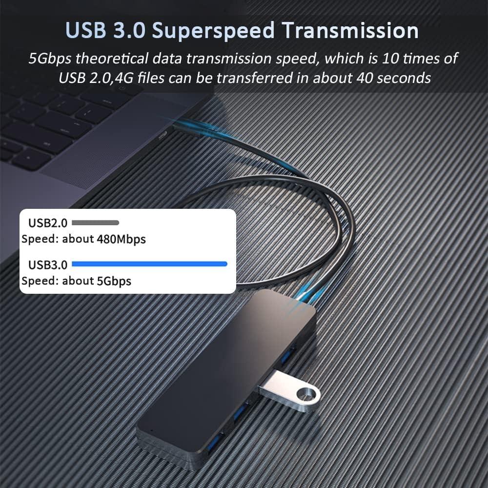 Разветвитель USB HUB3.0, один филиал, четыре порта, концентратор USB 3.0, многофункциональный компьютерный разветвитель