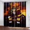3D Animal Cat Series Shadowing Curtains 2 Pieces Гостиная Спальня Домашнее украшение Крючок Перфорация