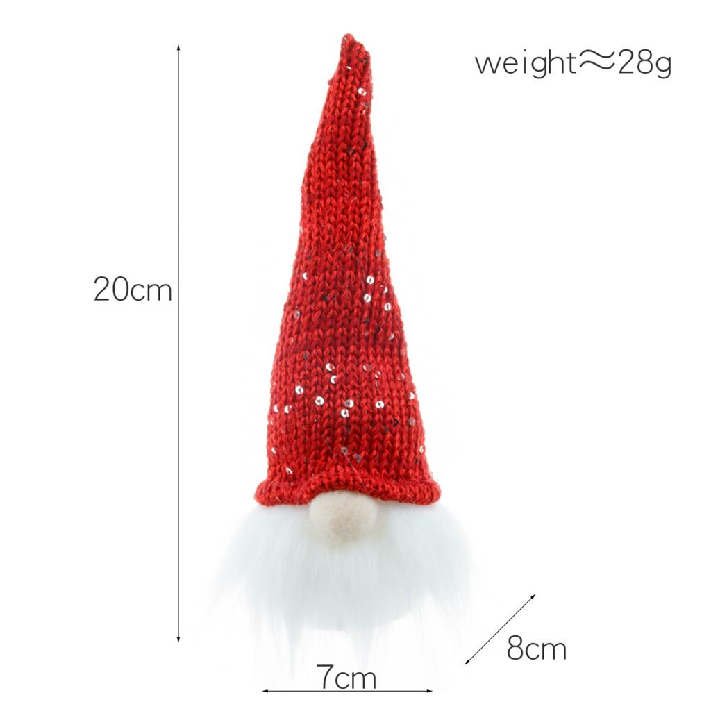 Светодиодные плюшевые гномы с подсветкой, праздничные атрибуты, скандинавский рождественский орнамент в виде гнома