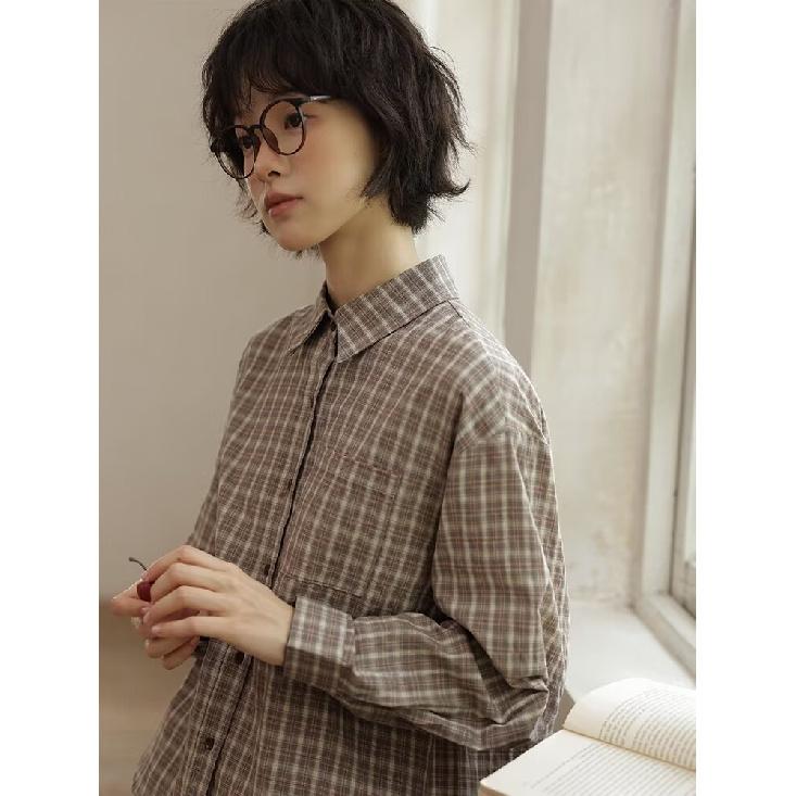 2024 Letter Long Sleeve Shirt Japanese Hong Kong Style Ins Loose Shirt Boys Summer Trendy Versatile Casual Coat