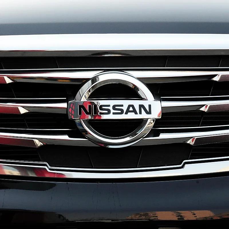 Автомобильная передняя решетка задний значок багажника логотип наклейка значок рулевого колеса Для Nissan Juke Leaf Micra Altima Maxima Patrol Sentra Teana