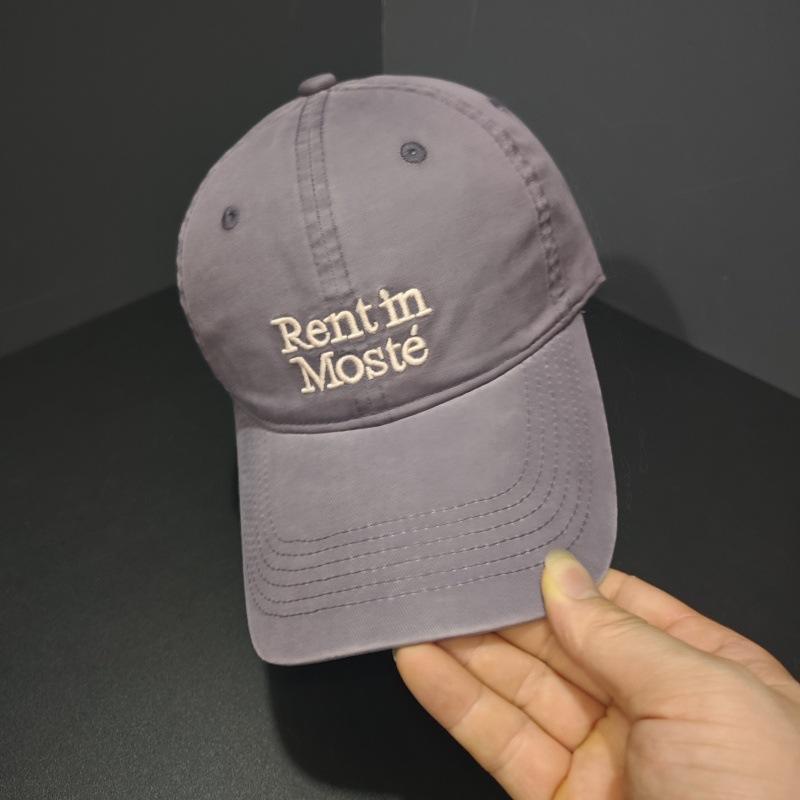 Big head circumference letter embroidery baseball cap spring new simple versatile cap men and women show small faces