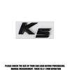 BBDQ9 New Auto Exterior K3 K5 K4 KX5 Emblem Fender Rear Trunk Body Badge Sticker For Kia Forte Ceed Cerato RIO 2 3 4 Picanto Sportage
