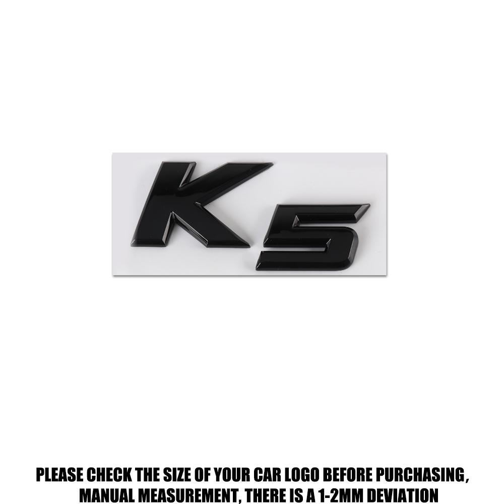 BBDQ9 New Auto Exterior K3 K5 K4 KX5 Emblem Fender Rear Trunk Body Badge Sticker For Kia Forte Ceed Cerato RIO 2 3 4 Picanto Sportage