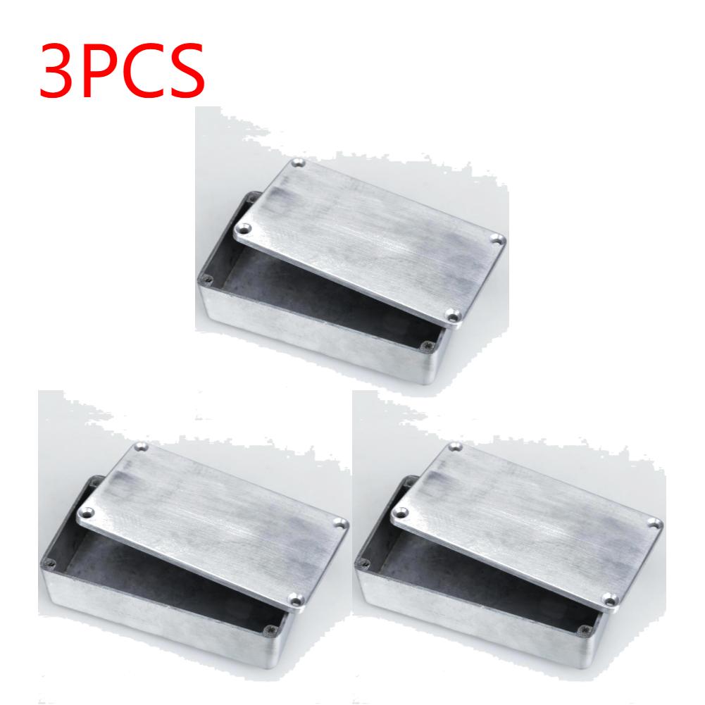 1-5Pcs 1590B Guitar Effects Pedal Enclosure Aluminum Diecast Stomp Box Case 112x60x31mm Toggle Switch Box Durable Instrument Kit