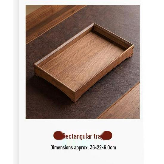 Китайский поднос для чая и коробка для хранения из грецкого ореха