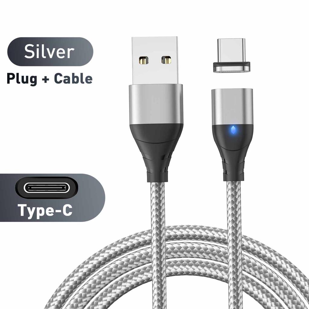 Магнитный кабель для быстрой зарядки Micro USB Type C для мобильного телефона Samsung Realme Oneplus Huawei Магнитный провод Data Cord
