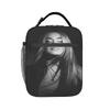 L-Lolas I-Indigos Lunch Bag  Fun Lunch Box Travel Portable Thermal Tote Handbags For Unisex Oxford Graphic Design Cooler Bag