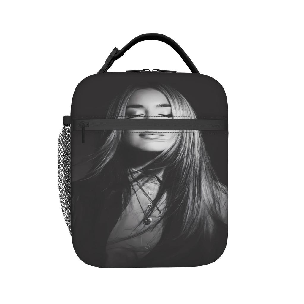 L-Lolas I-Indigos Lunch Bag Fun Lunch Box Travel Portable Thermal Tote Handbags For Unisex Oxford Graphic Design Cooler Bag