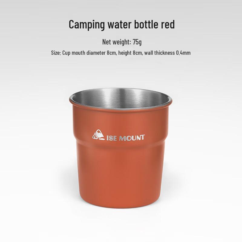 Кружка для кемпинга из нержавеющей стали 304