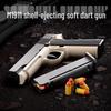Mingjiangtang 1911 Soft Bullet Toy Gun for Kids - Continuous Fire Revolver Gun with Ejection Feature, Ideal for Boys.