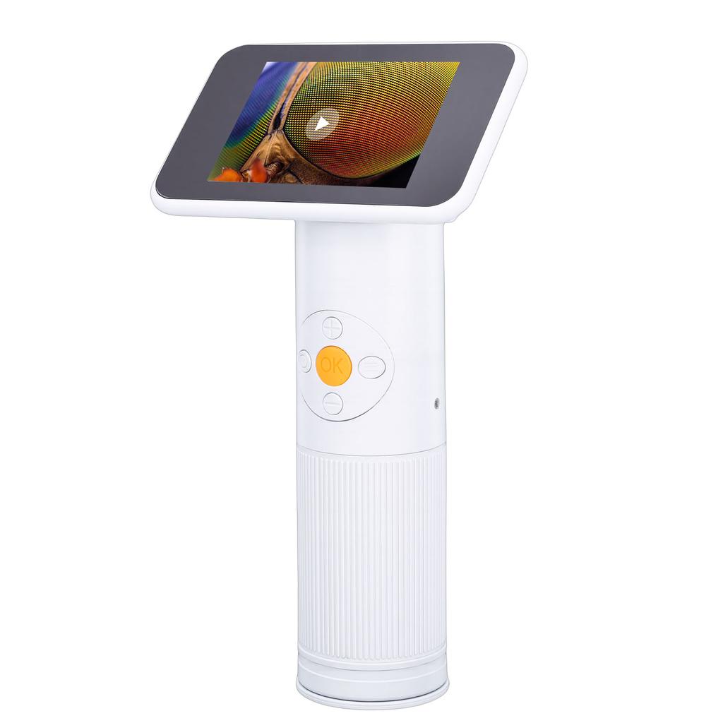 Digital Microscope, 4K 2.8in HD Screen 1600X Magnification Portable ket Microscope for Kids with Rotatable , 8 LED Lights, for Microscopic