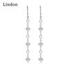 Lindon Copper Alloy Zircon Earrings Drop Earrings For Women Wedding Party Gifts