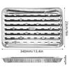 10 шт. большой противень для барбекю из алюминиевой фольги для выпечки и обжарки жестяной контейнер для пищевых продуктов